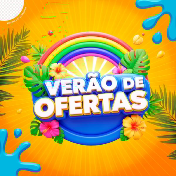 OFERTAS DE VERÃO SELO 3D MODELO 05