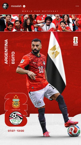 FLYER MATCHDAY SALAH EGITO COPA 2026