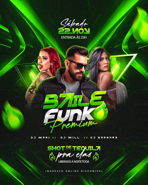 FLYER SHOW BAILE FUNK PREMIUM FEED