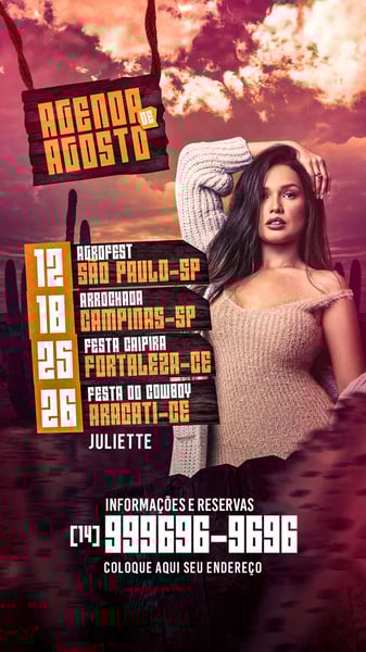 FLYER STORY - AGENDA - JULIETTE