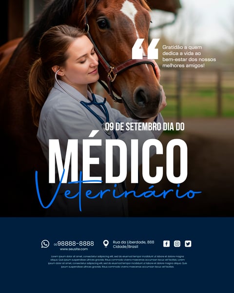 9 DE SETEMBRO DIA DO MÉDICO VETERINÁRIO 9
