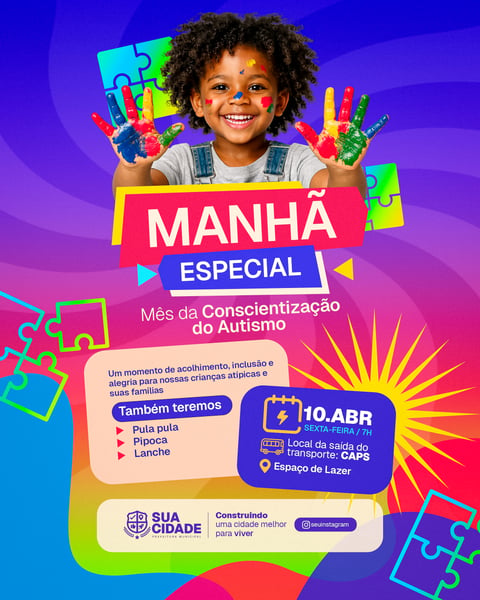 CAMPANHA CONSCIENTIZAÇÃO DO AUTISMO