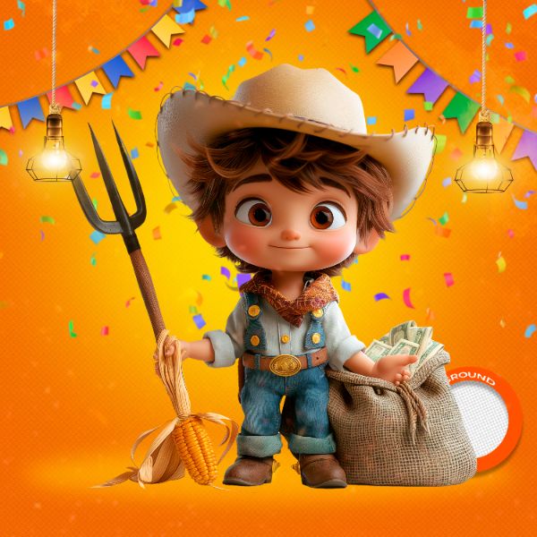 MASCOTES DE FESTA JUNINA MODELO 122