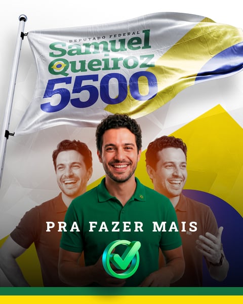 BANNER POLÍTICO PARA FAZER MAIS CAMPANHA ELEITORAL PSD EDITÁVEL