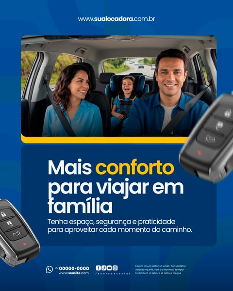 LOCADORA DE VEÍCULOS SOCIAL MEDIA PSD EDITÁVEL 8