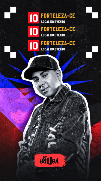 FLYER PARA ARTISTA DJ GUUGA