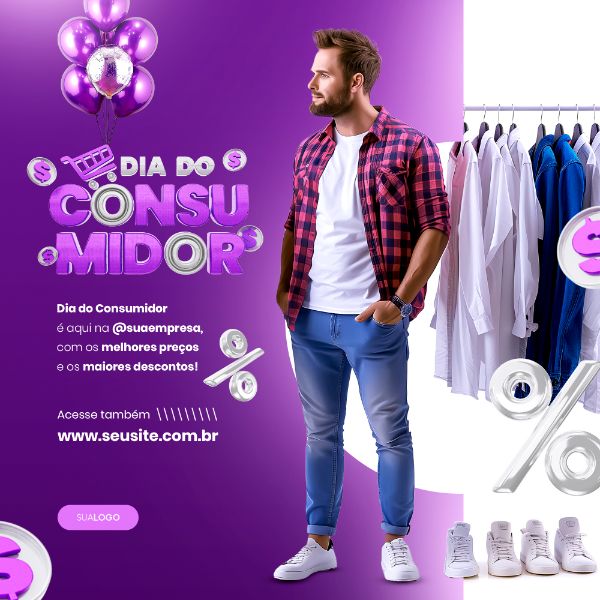 DIA DO CONSUMIDOR VESTUÁRIO OFERTA PROMOÇÃO FEED