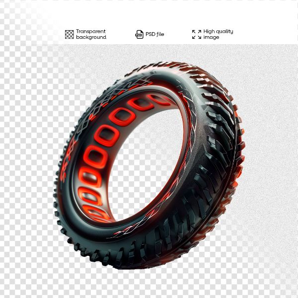 UM PNEU DE MOTO, CARRO - IMAGEM SEM FUNDO