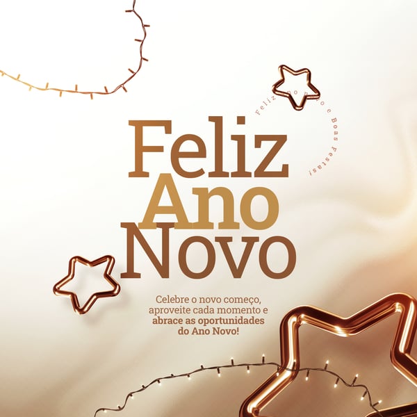 FELIZ ANO NOVO E REVEILLON 2025 TEMPLATE POST SOCIAL MEDIA PSD 2