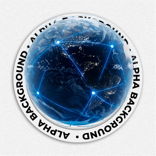 PLANETA TERRA COM LUZES AZUIS4