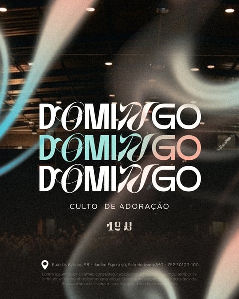 FLYER GOSPEL PARA IGREJA CULTO PSD EDITÁVEL