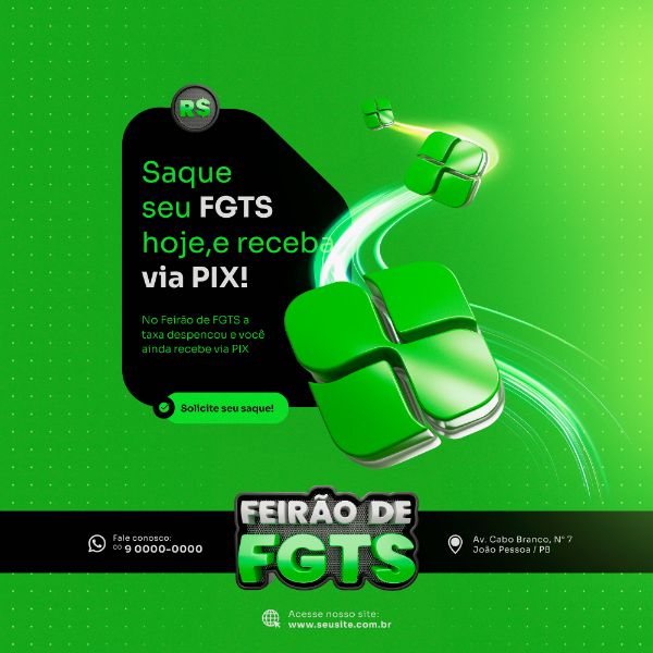 FGTS SAQUE ANIVERSÁRIO SOCIAL MEDIA POST