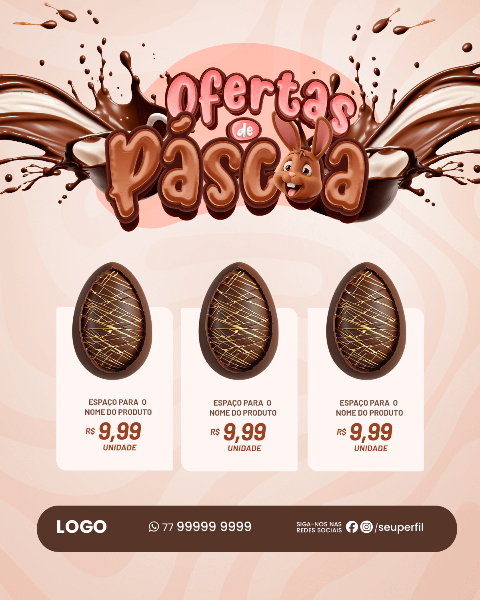 OFERTAS DE PÁSCOA - OVOS DE PÁSCOA