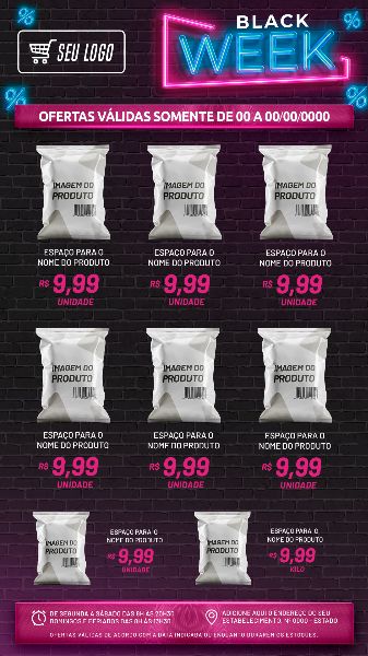 FOLHETO BLACK FRIDAY - BLACK WEEK - 8