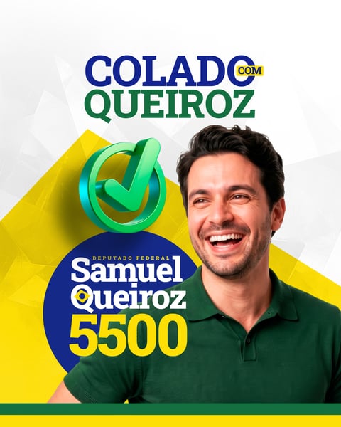 FLYER POLÍTICO COLADO COM O CANDIDATO CAMPANHA PSD EDITÁVEL