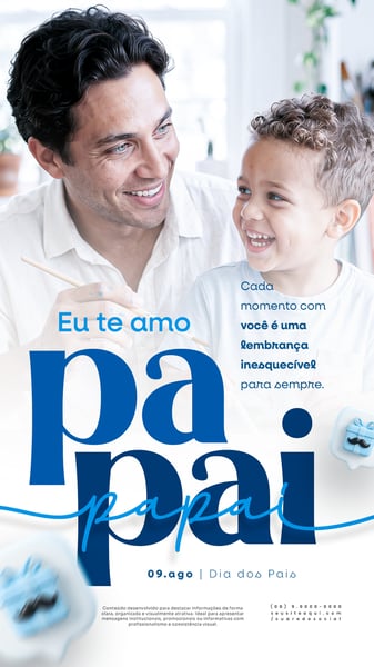 DIA DOS PAIS 09 DE AGOSTO PAPAI STORY SOCIAL MEDIA PSD EDITÁVEL 4