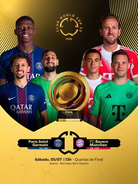 TDQ QUARTAS DE FINAL - PSG X FC BAYERN MÜNCHEN - FIFA CWC2025 FINAL_FEED