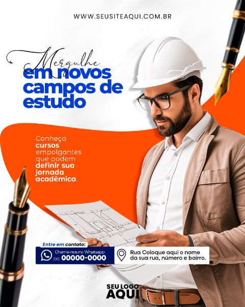 Feed |  Volta Às Aulas | Faculdade | Escola | Psd Editável