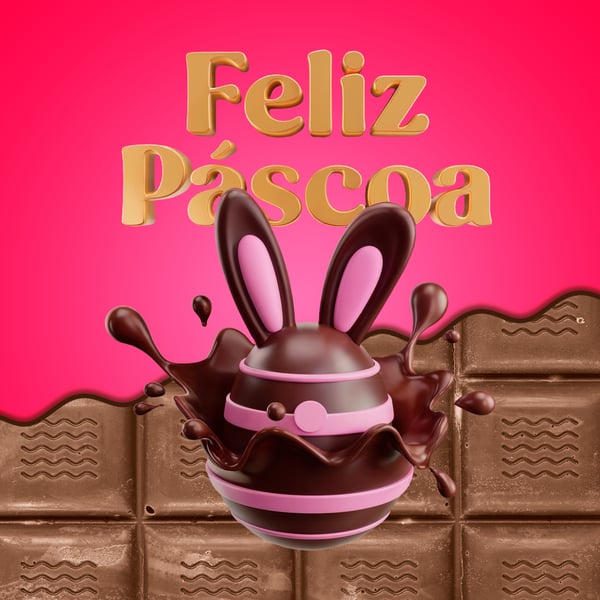 FWI ELEMENTO 3D OARA COMPOSIÇÃO DE ARTES DE PÁSCOA MODELO 23