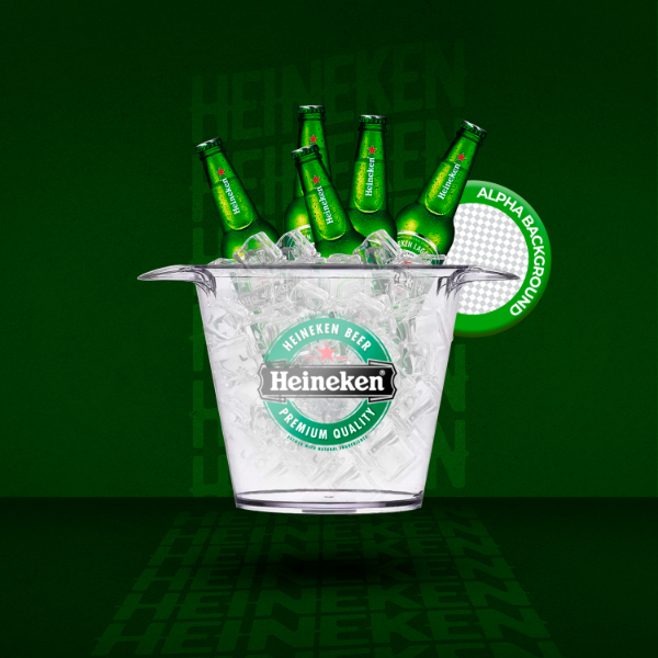 BAR DEPÓSITO BALDE HEINEKEN CERVEJA PNG