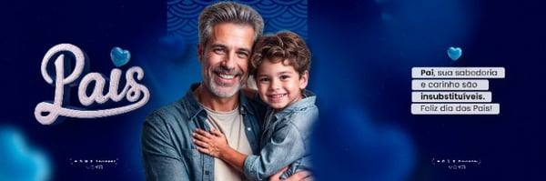 DIA DOS PAIS 11 DE AGOSTO CAMPANHA SOCIAL MEDIA FLYER PSD EDITÁVEL