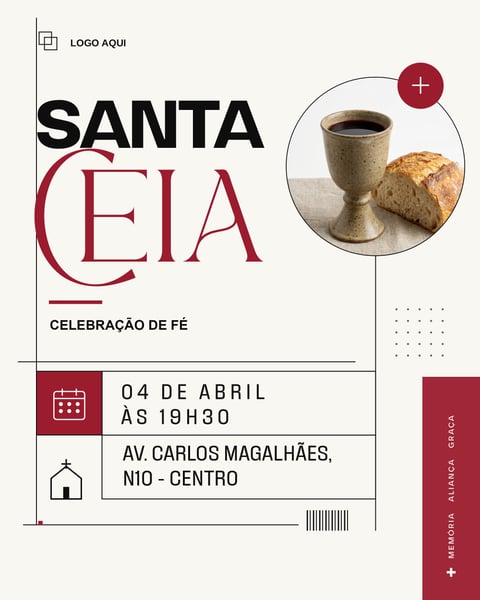 SANTA CEIA SOCIAL MEDIA PSD EDITÁVEL 06 SANTA CEIA TEMPLATE 1