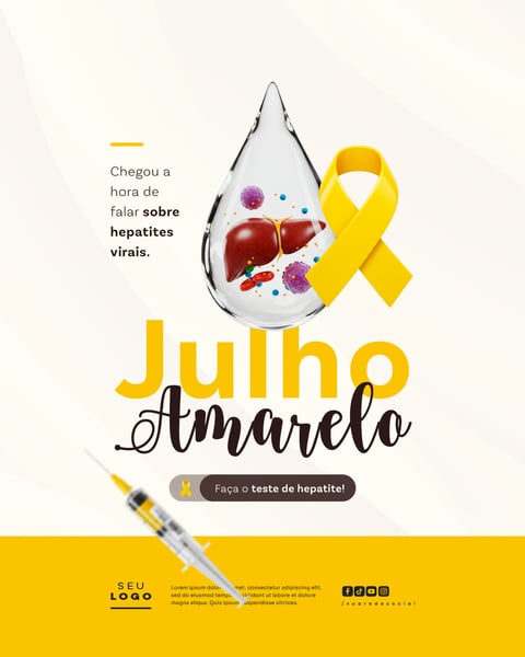 INÍCIO DO JULHO AMARELO HEPATITES VIRAIS CAMPANHA DE SAÚDE FEED