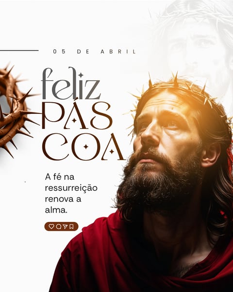 FELIZ PÁSCOA FLYER SOCIAL MEDIA PSD 7