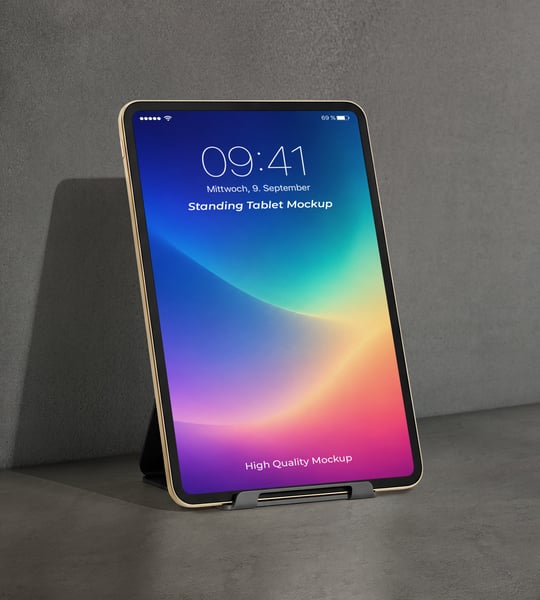 Tablet Mockup PSD editável