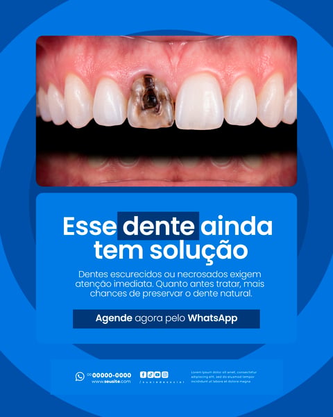 CLÍNICA ODONTOLÓGICA SOCIAL MEDIA PSD EDITÁVEL 10
