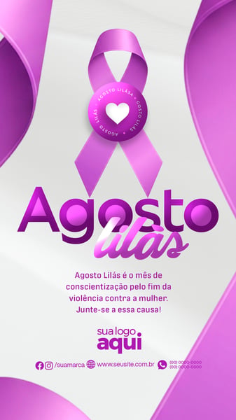 SOCIAL MEDIA AGOSTO LILÁS STORY 2