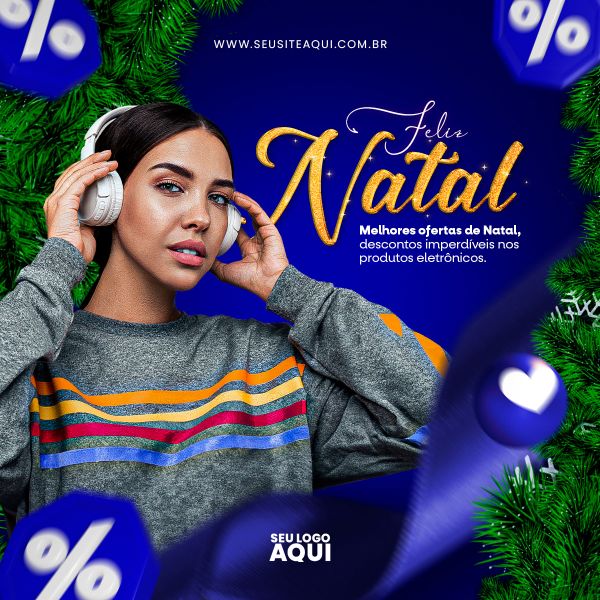 POST FEED | FELIZ NATAL | MERRY CHRISTMAS | PSD EDITÁVEL