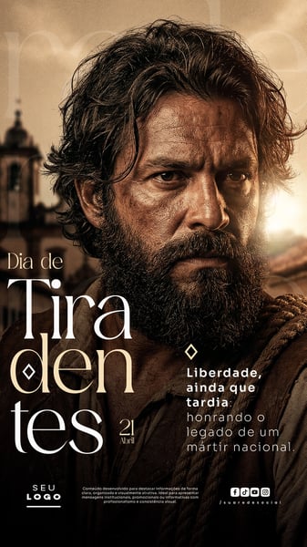 DIA DE TIRADENTES 21 DE ABRIL STORY SOCIAL MEDIA PSD EDITÁVEL 1