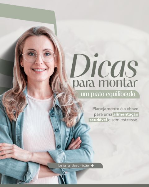 NUTRICIONISTA DICAS PARA MONTAR UM PRATO PSD