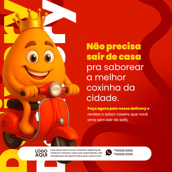 SOCIAL MEDIA FASTFOOD COXINHA