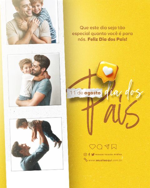 11 DE AGOSTO FEED DIA DOS PAIS