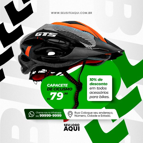 BICICLETARIA - SOCIAL MEDIA - BIKE - PSD EDITÁVEL