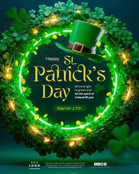 ST. PATRICK'S DAY CELEBRATION POSTER TEMPLATE SOCIAL MEDIA PSD EDITÁVEL (4)