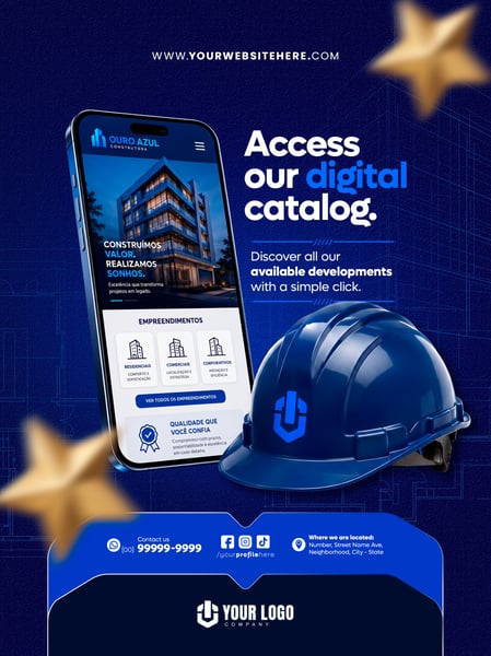 FEED CONSTRUTORA IMOBILIÁRIA SOCIAL MEDIA TEMPLATE PSD EDITÁVEL 10