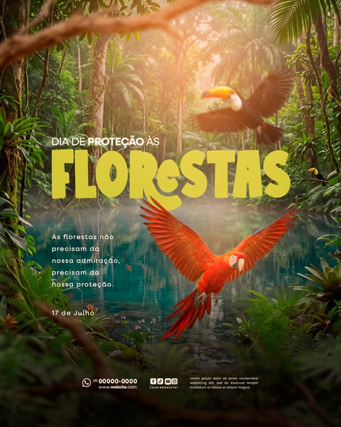 DIA DE PROTEÇÃO ÀS FLORESTAS 17 DE JULHO FEED 2