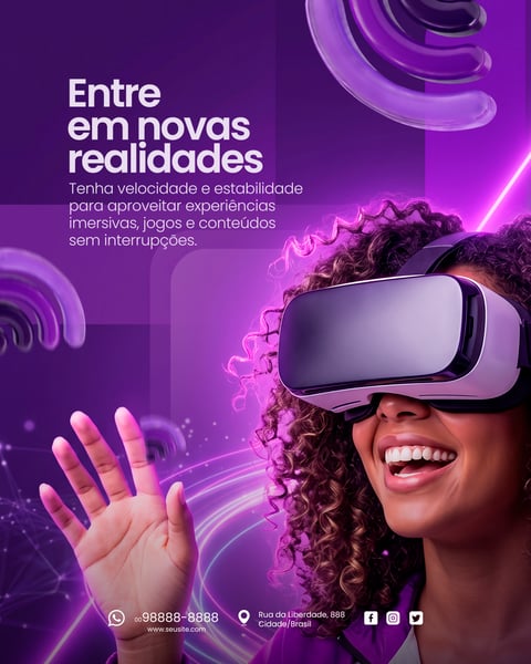 PROVEDOR DE INTERNET SOCIAL MEDIA PSD EDITÁVEL 3