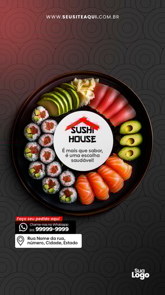 Story - Comida Japonesa - Social Media - Sushi
