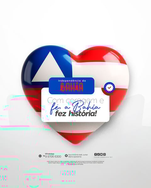02 DE JULHO - DIA DA INDEPENDÊNCIA DA BAHIA SOCIAL MEDIA PSD EDITÁVEL 7