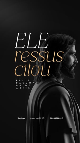 FELIZ PÁSCOA FEED/STORY