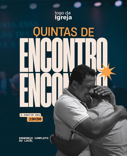 CULTO DE QUINTA DA FAMÍLIA PSD EDITÁVEL 3