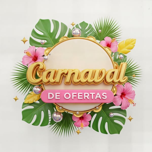 SELO 3D CARNAVAL DE OFERTAS VENHA ECONOMIZAR 08