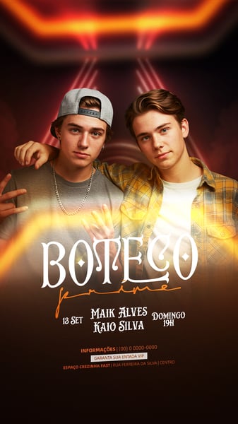 FLYER EVENTOS ARTISTAS SHOWS FESTA SOCIAL MEDIA PSD EDITÁVEL 14