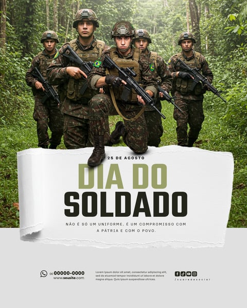 25 DE AGOSTO DIA DO SOLDADO
