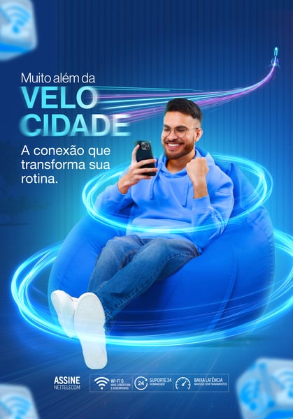 SOCIAL MEDIA PROVEDOR DE INTERNET FEED PSD EDITÁVEL 1