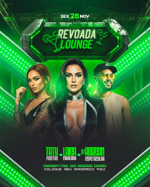 FLYERS PARA EVENTOS REVOADA LOUNGE FEED